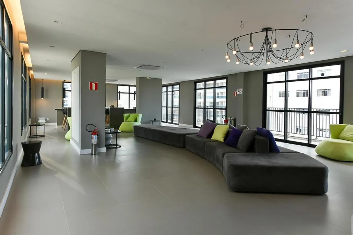 公寓 360 Suites Aurora Republica - Apartamentos Mobiliados 圣保罗 巴西