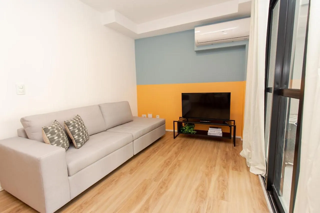 公寓 360 Suites Aurora Republica - Apartamentos Mobiliados 圣保罗