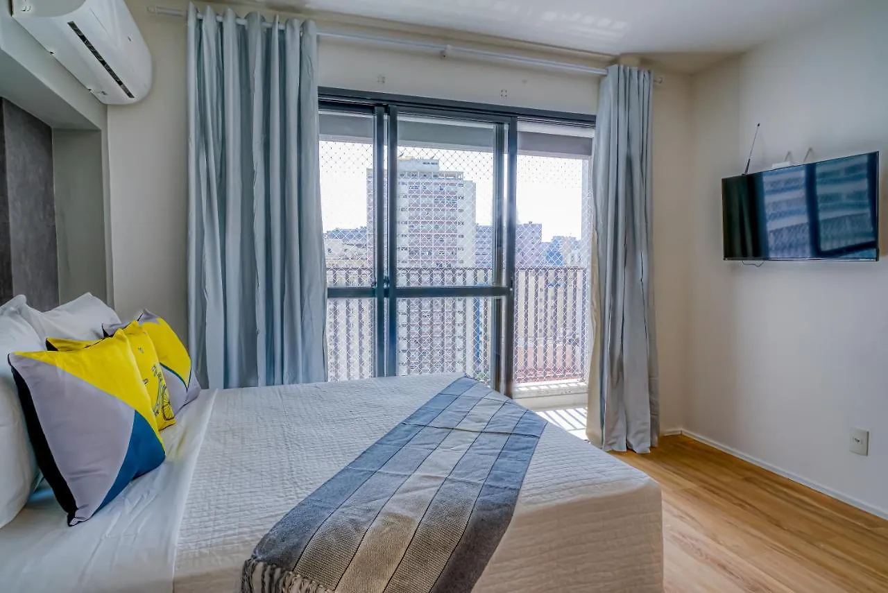 Apartament 360 Suites Aurora Republica - Apartamentos Mobiliados São Paulo