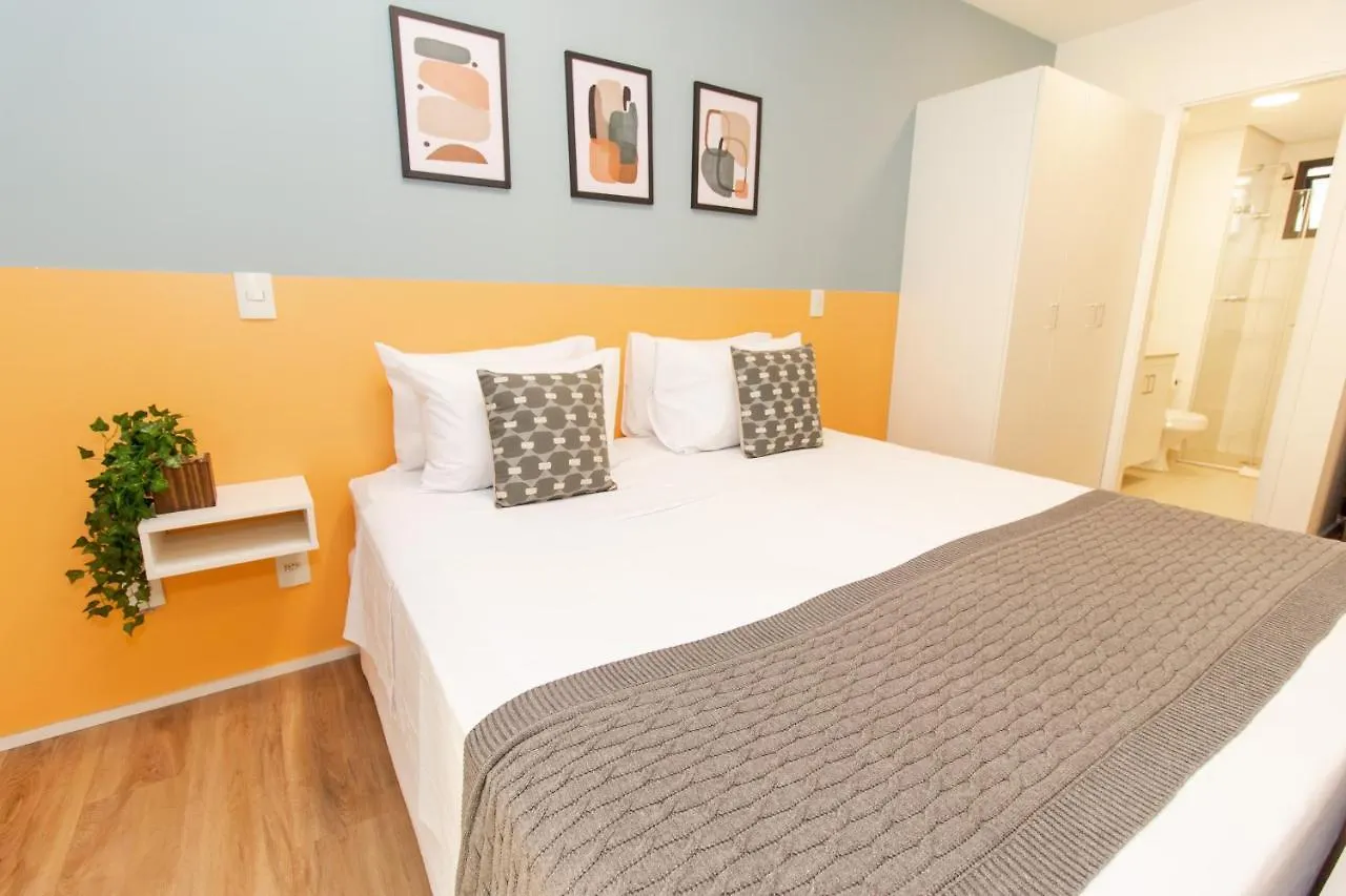 Apartament 360 Suites Aurora Republica - Apartamentos Mobiliados São Paulo