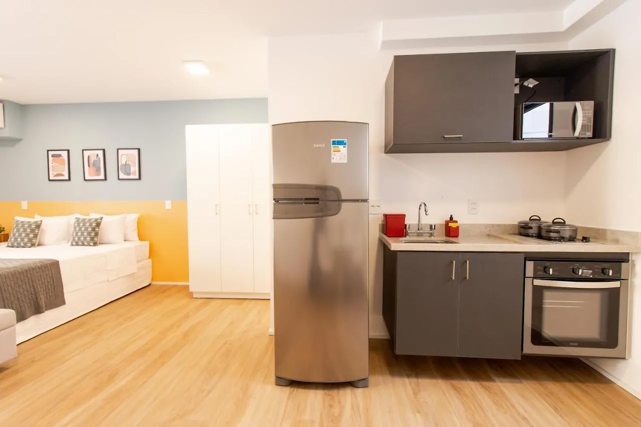 360 Suites Aurora Republica - Apartamentos Mobiliados São Paulo 0*,  Brazylia